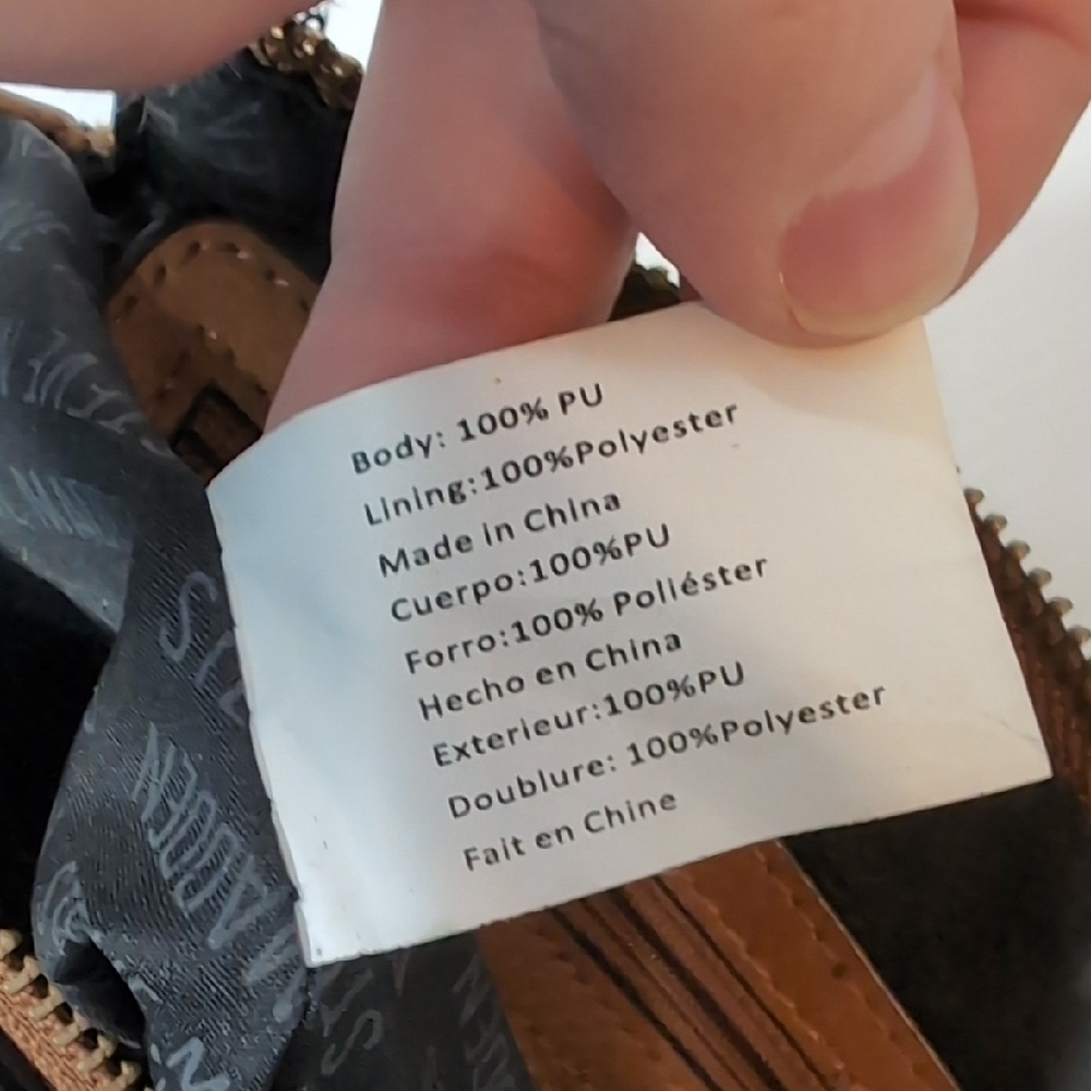 Steve Madden Brown PU Leather Crossbody Bag - Picture 12 of 16